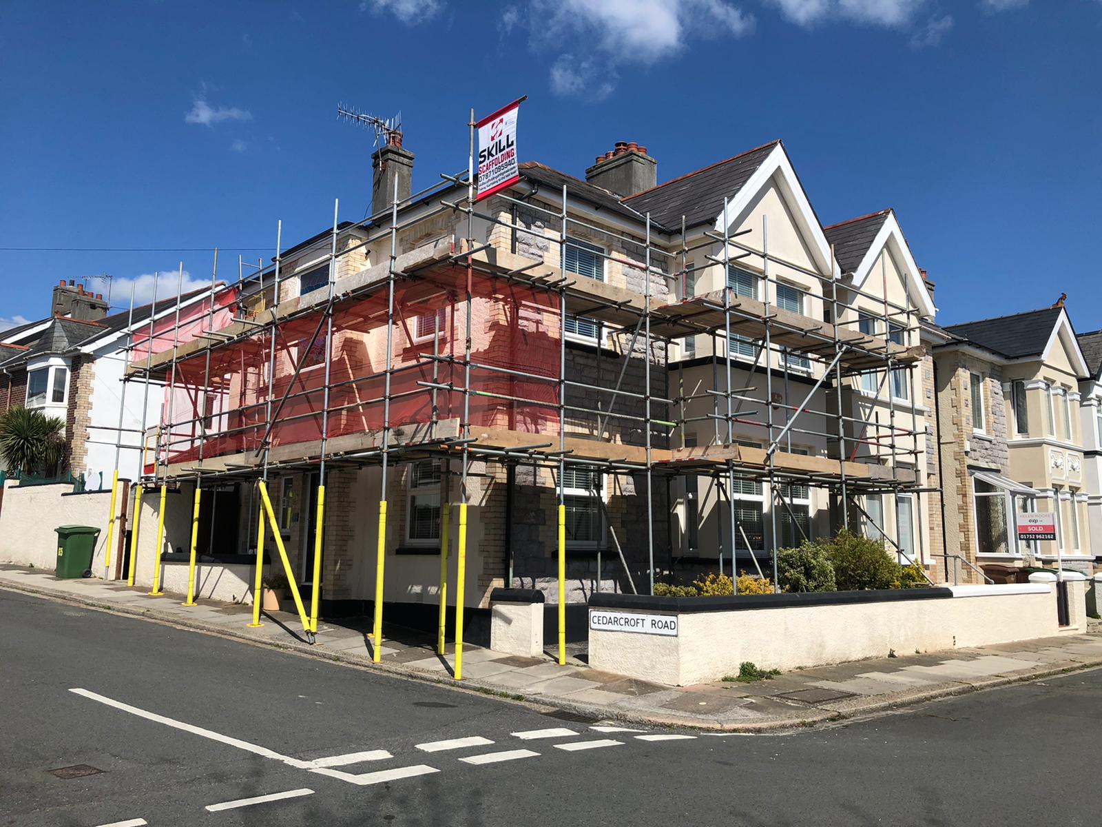 Building protection and debris netting